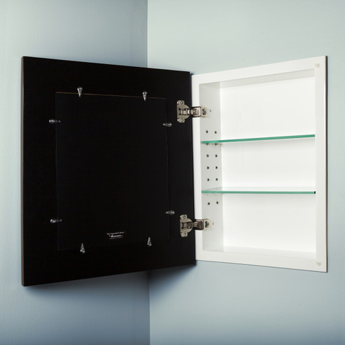 Large Black Concealed Cabinet | Recessed In-Wall Medicine ...