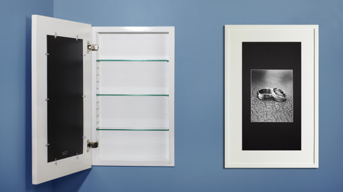 Medicine Storage Pantry Cabinet, In-Wall Recessed