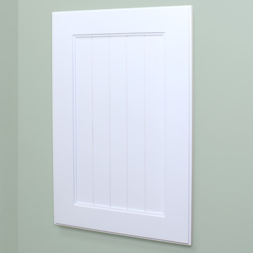 White Shaker Style Recessed Medicine Cabinet 14x24 Recessed In