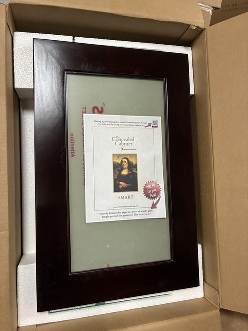 Imperfect Extra Large 14x24 Concealed Picture Frame Medicine Cabinet  WITH ONLY MINOR FRAME IMPERFECTION