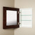 Espresso picture frame medicine cabinet - 14x18 - with optional mirror installed facing inside Espresso picture frame medicine cabinet - 14x18 - with optional mirror installed facing inside