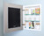Large Gray Recessed Picture Frame Medicine Cabinet (14" x 18")