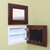 14x11 Landscape Espresso Mirrored Medicine Cabinet by Fox Hollow Furnishings