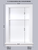 14x24 White Recessed Aiden Wall Niche (w/ plain back and one shelf) by Fox Hollow Furnishings