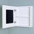 Contemporary White Compact Portrait 15-3/4" H x 13-3/4" W Wall-Mount Mirrored Medicine Cabinet