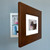 14x11 Compact "Landscape" Caramel Recessed Picture Frame Medicine Cabinet
