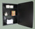 16x20 Austin Farmhouse Metal Framed Rounded Rectangle Recessed Bathroom Medicine Cabinet with Beveled Mirror, fits 14x18 In-Wall Opening, Black 16x20 Austin Farmhouse Metal Framed Rounded Rectangle Recessed Bathroom Medicine Cabinet with Beveled Mirror, fits 14x18 In-Wall Opening, Black