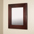 Espresso (13 1/8 x 16) concealed medicine cabinet with picture frame door - with optional mirror