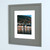 Large Dark Gray Recessed Picture Frame Medicine Cabinet (14" x 18")