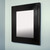 Regular Black Recessed Picture Frame Medicine Cabinet (13 1/8" x 16")