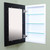 Extra Large Shaker Black Concealed Medicine Cabinet (14x24), A Recessed Mirrorless Medicine Cabinet by Fox Hollow Furnishings