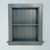 14x18 Dark Gray Recessed Aiden Wall Niche (w/ beadboard back) by Fox Hollow Furnishings