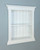 14x18 White Elliot Craftsman Recessed Wall Niche (w/ beadboard back) by Fox Hollow Furnishings