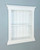 14x18 White Elliot Craftsman Recessed Wall Niche (w/ beadboard back) by Fox Hollow Furnishings