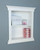 14x18 White Elliot Craftsman Recessed Wall Niche (w/ plain back) by Fox Hollow Furnishings