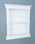 14x18 White Elliot Craftsman Recessed Wall Niche (w/ plain back) by Fox Hollow Furnishings
