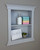 14x18 Light Gray Elliot Craftsman Recessed Wall Niche (w/ plain back) by Fox Hollow Furnishings