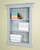 14x24 Light Gray Elliot Craftsman Recessed Wall Niche (w/ beadboard back) by Fox Hollow Furnishings