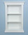 14x24 White Elliot Craftsman Recessed Wall Niche (w/ plain back) by Fox Hollow Furnishings