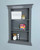 14x24 Dark Gray Elliot Craftsman Recessed Wall Niche (w/ plain back) by Fox Hollow Furnishings