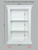 14x24 Dark Gray Elliot Craftsman Recessed Wall Niche (w/ plain back) by Fox Hollow Furnishings