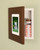 11x14 Compact "Portrait" Caramel Recessed Picture Frame Medicine Cabinet