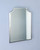 16x20 Andrea Deco Metal Framed Recessed Bathroom Medicine Cabinet with Beveled Mirror, fits 14x18 In-Wall Opening, Brushed Nickel