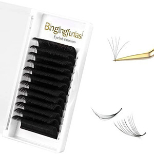 Bingling DD Curl Easy Fan Eyelash Extensions 0.07mm 8mm Silk Volume Lash