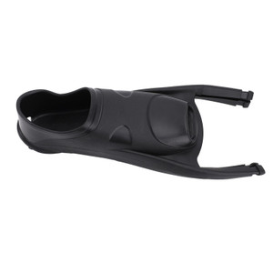 Alomejor Freediving Fin Foot Pocket L EU 43-44 TPE Non-Slip Black