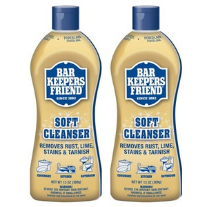 Bar Keepers Friend Soft Cleanser Liquid 2-Pack – 13oz Each