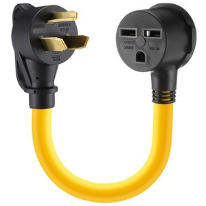 Relaxweek NEMA 10-30P to 6-30R Dryer & EV Charger Adapter 240V 30A ETL Listed