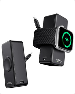 Intoval 4500mAh Magnetic Wireless Power Bank for Apple Watch & iPhone