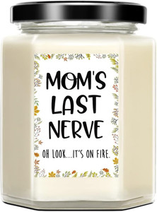 Mom's Last Nerve Funny Lavender Scented Soy Candle – 8oz Gift