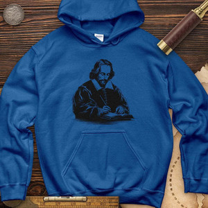 Gildan Shakespeare's Quill Graphic Pullover Hoodie – Royal Blue Small