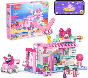 Blokees STEM 3-in-1 Bakery Building Blocks 184-Piece Set for Girls Ages 4+