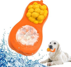 Freezable Treat Puzzle Chew Toy for Teething Dogs & Aggressive Chewers