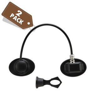 Refrigerator Lock 2 Pack – Adhesive Cabinet, Oven & Drawer Lock, Black