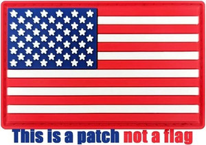 TNS Outdoor Flags Self Adhesive American Flag Patch – Rectangular Design