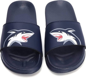 Skywheel Kids Navy Blue Shark Slide Sandals – EVA Slip-On Size 11