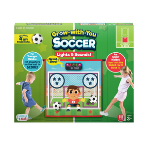 Chuckle & Roar Grow-With-You Indoor Soccer Door Game for Kids Ages 3+