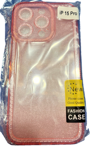 Gunprio Pink Rose Gold Glitter iPhone 15 Pro Case - 4ft Drop Protection