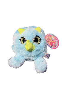 ZIPPETZ 2-in-1 Reversible Dinosaur Dragon Plush Toy 7" with Googly Eyes