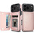 Hiandier iPhone 17 Pro Rose Gold Wallet Flip Case – PU Leather & Card Slots