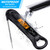Instant Read Meat Thermometer – Waterproof, Backlit LCD, 2-3 Sec Read