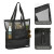 YICHFO Large Mesh Beach Bag with Detachable Insulated Cooler – Black