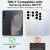 Hiandier Samsung Galaxy S25 FE PU Leather Wallet Case with Card Holder