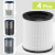 Elnuliros 4-Pack MOOKA KJ067L H13 True HEPA 3-in-1 Replacement Filters
