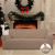 Easy-Going Stretch Sofa Slipcover – Camel Check Jacquard, 60–81 In.