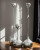 LHQOO Set of 3 Silver Taper Candle Holders 13.78" – Modern Centerpiece