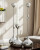 LHQOO Set of 3 Silver Taper Candle Holders 13.78" – Modern Centerpiece